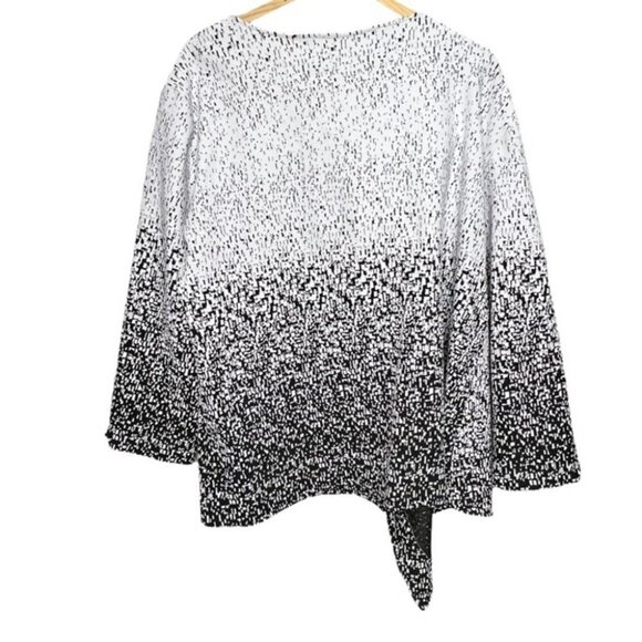 Unbranded Black & White Wrap Jacket - Picture 10 of 10